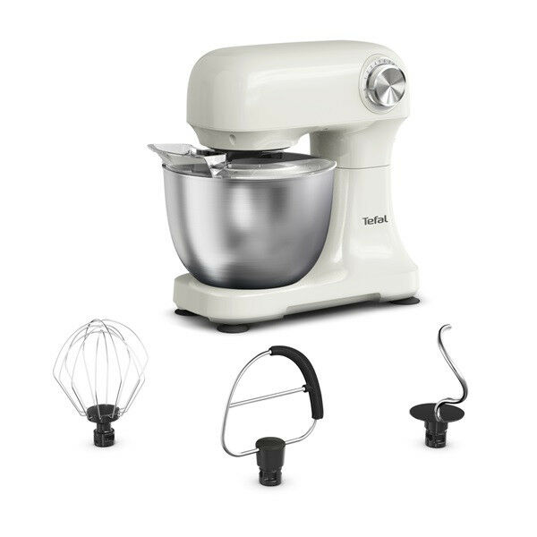 E-shop Kuchynský robot Tefal QB140AF0 Bake Easy Rise, krémovo biely