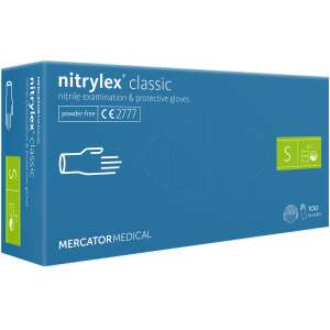 Nitrilové gumové rukavice bez prášku 100 ks/box, nitrylex fialová 41344048 Jednorazové rukavice