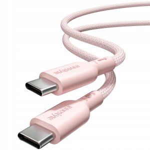 Innostyle PowerNova Rózsaszín USB-C - USB-C 240W Kábel - USB kábel