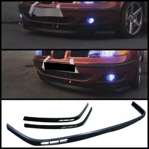 Seat Toledo Kompatibilis Laguna Típus Első Lökhárító Toldat Tuning Készlet Matt Fekete AutoVision