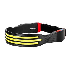 EMESZON® 30W694-3 COB LED Stirnlampe, schwarz, wiederaufladbar, mit 3 COB LEDs und 1 Scheinwerfer - Taschenlampen & Stirnlampen