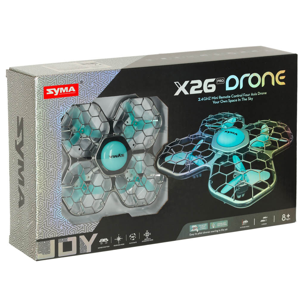 Syma X26PRO 2.4GHz Wi-Fi RC drone fekete
