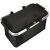 Top angled view of Termikus black foldable picnic basket