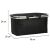 Termikus black foldable picnic basket dimensions: 24x48x28 cm