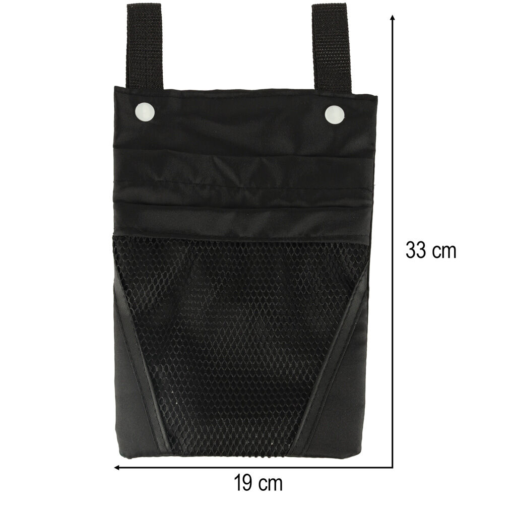 Kerékpár robogó kormány telefon csomagtartó táska fekete