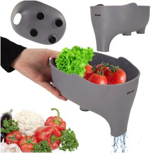 YO-AYU Sloník Sitko do drezu pri používaní so zeleninou - Cedidlá a sitá
