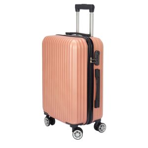 Różowa walizka Dollcini Világjáró 28 cali z teleskopową rączką i kółkami - Dollcini Walizka