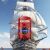 Old Spice Captain Deodorant Stick mit Segelschiff-Hintergrund, Duft des wilden Ozeans.