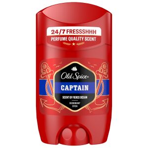 Old Spice Captain tuhý dezodorant pre mužov, 50ml, poskytuje 24/7 sviežosť s vôňou parfumovej kvality. - Dezodor