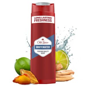 Żel pod prysznic Old Spice Whitewater 3w1 o zapachu limonki, ambry i drzewa sandałowego - Old Spice
