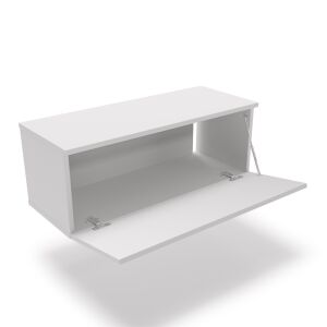 RTV szekrény Nicole 80 cm - fehér színben