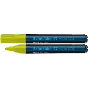 Schneider Maxx 270 yellow paint marker, 1-3mm line width - Lacquer marker
