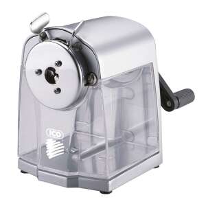 ICO 910 Desk Pencil Sharpener, Silver, Multifunctional, for Standard and Jumbo Pencils - Pencil Sharpener