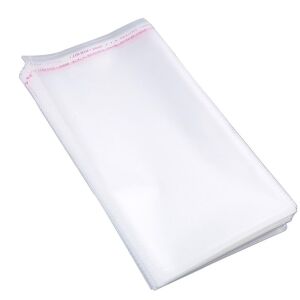 100 priehľadných celofánových vrecúšok, 20x36 cm, samolepiace - Sáčky a vrecká do domácnosti