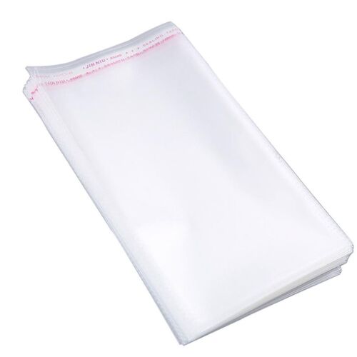 100 прозрачни целофанови торбички, 20x36 cm, самозалепващи