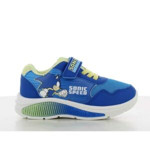 Sonic the Hedgehog blaue Leuchtschuhe für Kinder, Seitenansicht - Sonic