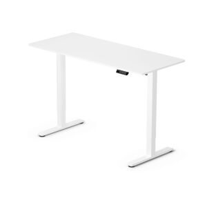 Elektromosan állítható magasságú íróasztal - 140x60cm fehér ülő-/állómunkához - LVN System Lite LV1716