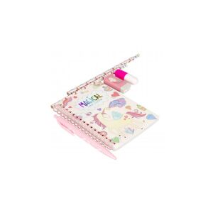 Unikornis írószer készlet spirálos notesszel