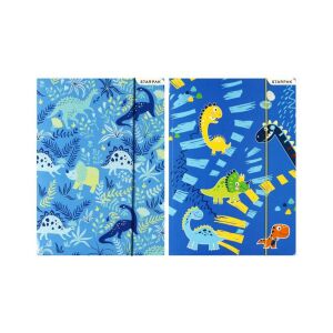 AKTENTASCHE MIT RADIERGUMMI, A4, DINO-DESIGN, FOLIE 10/100 126277839 - Aktenordner