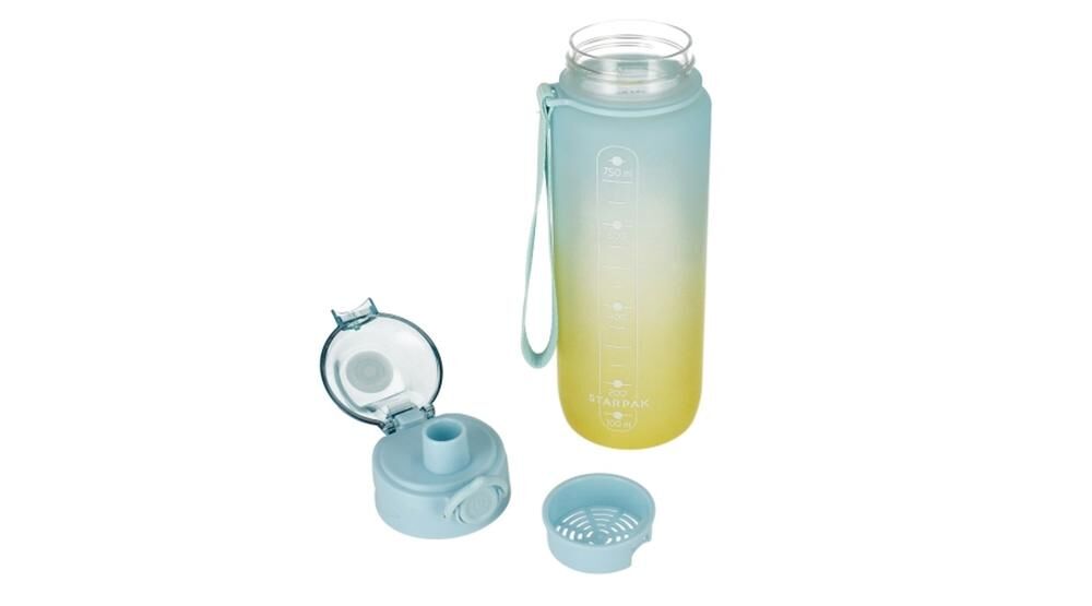 Bidon tritan Ombre 750 ml - zielono-niebieski