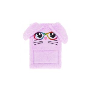 Puszysty pamiętnik z króliczkiem - różowy 19 x 27 cm (527838) 126278019 - Pamiętnik