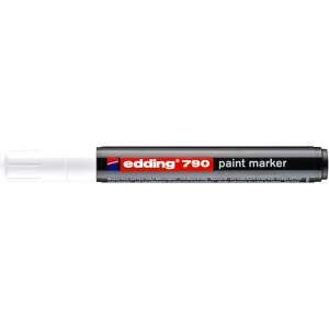 EDDING 790 paint marker, white, 2-3mm - Lacquer marker