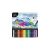 Kidea 24 Aquarell-Farbstifte, Set mit 24 Aquarell-Farbstiften in einer Blechdose