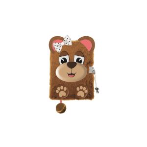 My little friend 3D szőrmés kulcsos napló - A/5 - 96 lapos - Maci 126280479 - St. Majewski