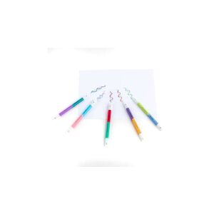 Zestaw 10 kolorowych markerów dwustronnych Kidea, markery pokrywające, 10 sztuk, kolorowe, dla dzieci, do rysowania, pisania, artykuły szkolne - Narzędzie do rysowania