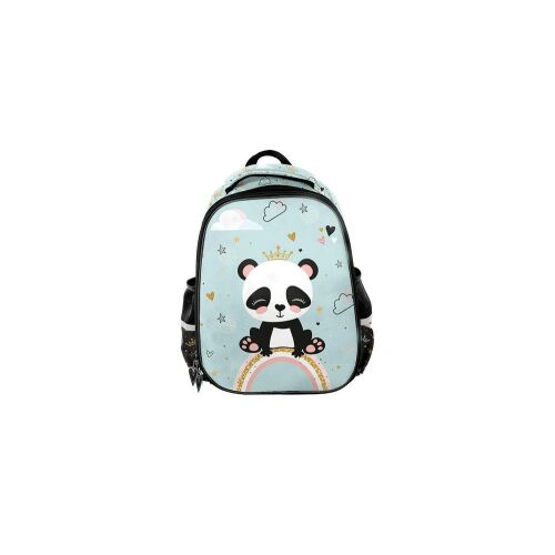 Pandás ergonomikus iskolatáska - 2 rekeszes - szivárványos (PP24PN-565) 126282243
