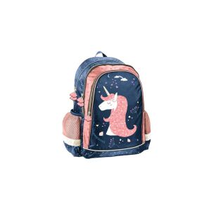 Unikornis hátizsák, iskolatáska - 3 rekeszes - kék-rózsaszín (PP24UC-081) 126282402 - Paso