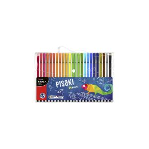 Kidea 24-Farben-Filzstift-Set, bunte Stifte zum Zeichnen und Malen - Derform