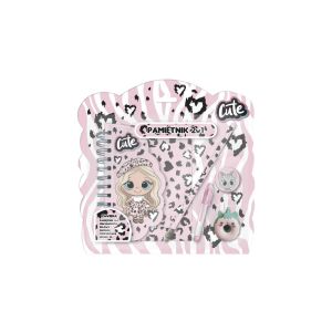 Pamiętnik z kłódką 2w1 + przybory Best Friends 10 126284630 - Derform