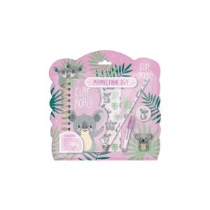 Pamiętnik z kłódką 2w1 + przybory Koala 10 126284675 - Pamiętnik