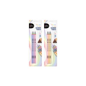 Creion grafit Kidea HB - curcubeu (TEO3KA) 126287445 - Nonbrand Creioane grafit