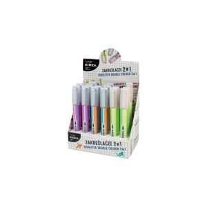 Zakreślacze 2w1 (24szt) KIDEA 126287774 - Derform