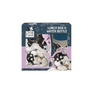 Frühstücksset + Wasserflasche 330 ml Cleo and Frank 38 Hund 126287865 - Derform