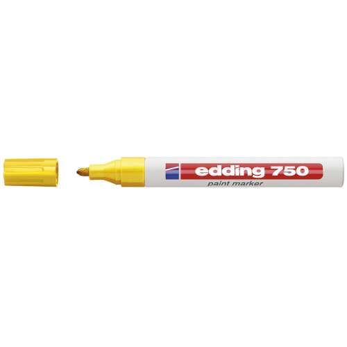 Маркер за боядисване edding 750, жълт, 2-4 mm