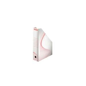Esselte Standard white cardboard magazine file, 80mm spine - Magazine file