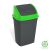 Rubbish bin with tilting lid plastic 50 litres grey up122 74205282