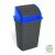 Rubbish bin with tilting lid plastic 50 litres grey up122 74205282