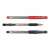 Uniball Signo DX red, blue and black gel pens, 0.38mm