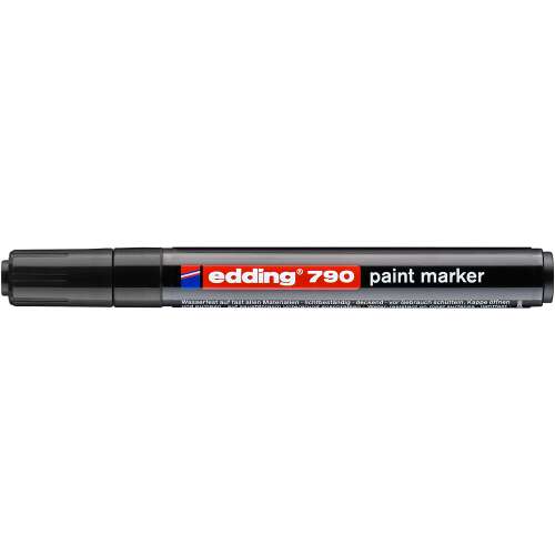 Edding 790 paint marker, black, 2-3mm chisel tip