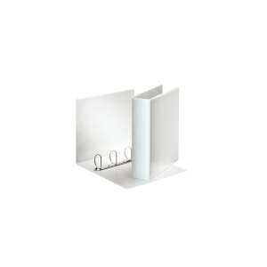 Esselte white A4 ring binder with 4 D-shaped rings, 75mm spine - Ring binder