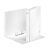 Krúžkový viazač Leitz Wow Biely A4 Maxi 4cm 2 s D-krúžkami, otvorený pohľad