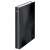 Leitz Wow black A4 Maxi ring binder with 2 D-rings, 40mm, side view