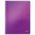 Caiet spiral LEITZ WOW A4, violet, cu un design geometric