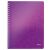 Spiral notebook a4, 80 sheets checkered leitz wow purple 80814475