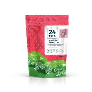 24tea strawberry summer soba tea epres hajdina tea 100 g 126319743 - Gyümölcstea