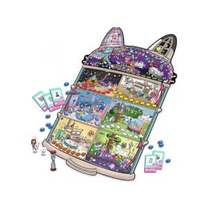 Joc de societate Gabby's Dollhouse Detective Meow de la Trefl, tabla de joc - Trefl Jocuri de societate